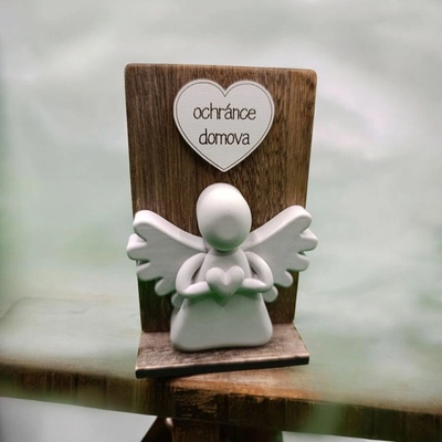 Dekorace z Řečice Anděl "ochránce domova"13cm ❤️