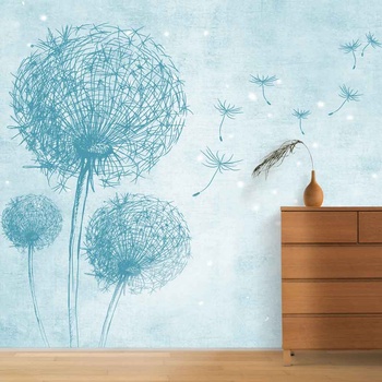 Decono Фототапет Синьо Глухарче