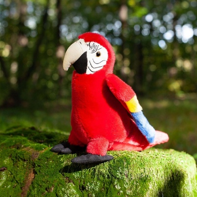 Rappa papoušek červený Ara Arakanga 24 cm
