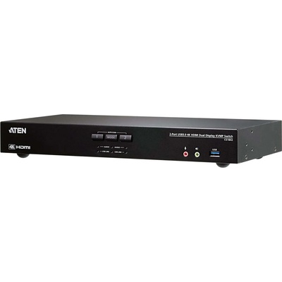 2-портов usb 3.0 4k hdmi превключвател kvmp с два дисплея cs1842-at-g (cs1842-at-g)