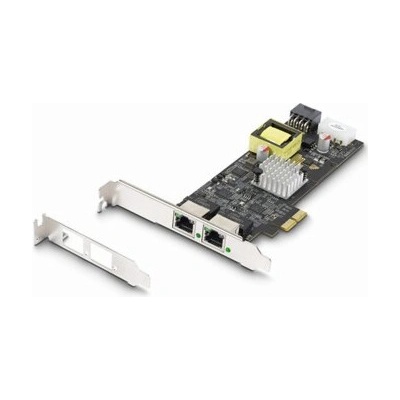 Startech 2-Port 2.5Gbps PoE Network Card, Intel I225-V, 802.3af/at - Sítový adaptér - PCIe 2.0 x2 - 10M/100M/1G/2.5 Gigabit Ethernet x 2 - cerná – Hledejceny.cz