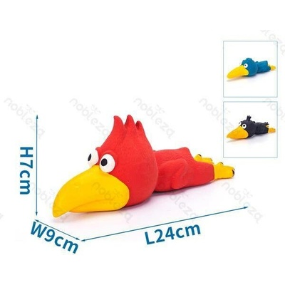 Nobleza gumový tukan 9 cm černá