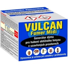 Vulcan Fumer Midi 4x11g - insekticidní dýmovnice pro hubení obtížného hmyzu