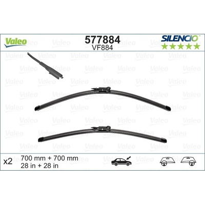 Valeo Silencio X-TRM 700+700 mm 577884 sada
