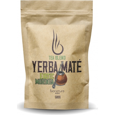 BioNature Yerba Maté Green Exotic Moringa 500 g