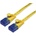 Roline VALUE 21.99. 2032 : : Кабел UTP Cat. 6a (Class EA), extra-flat, жълт, 2.0 м (21.99.2032)