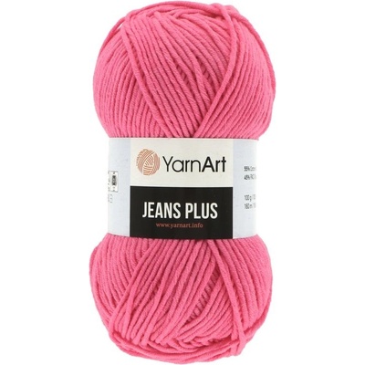 YarnArt Jeans Plus 42 cyklamenová