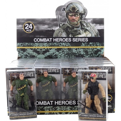 Voják se zbraní 9cm akční postavička Combat Heroes 2 druhy v krabičce – Zboží Mobilmania