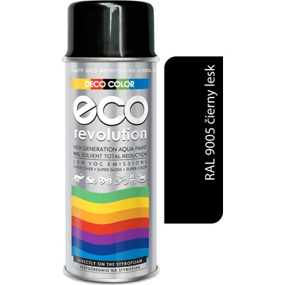 Deco Color ECO Revolution 400 ml RAL 9005 Čierny lesk