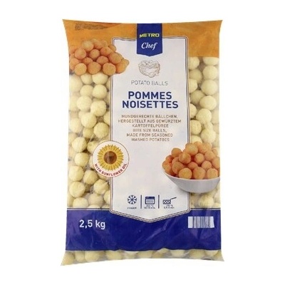 METRO Chef Dufinki Zemiakové guličky 2,5 kg