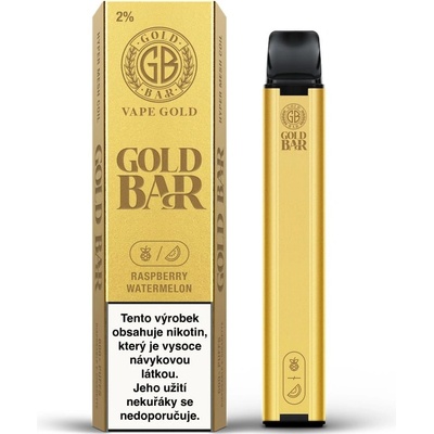 Gold Bar Malina Vodní meloun 20 mg 600 potáhnutí