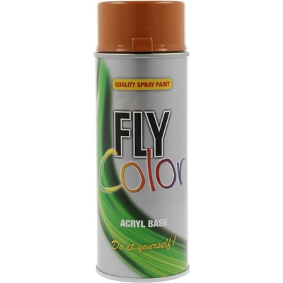 Motip FLY Color akrylová farba v spreji 400 ml RAL 8023 hnedá