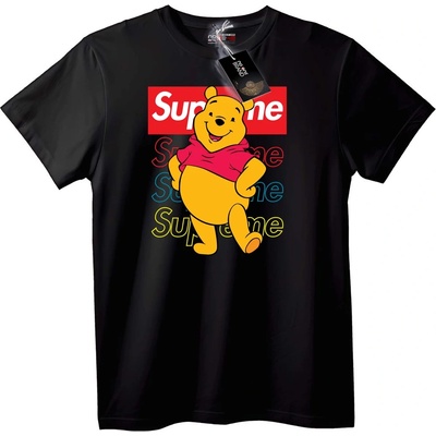NOONEBRAND Supreme Winnie the Pooh тениска - S, Black