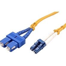 EFB O0360.15 optický patch, LC-SC 9/125 (single mode), duplex, OS2, LSOH, 15m