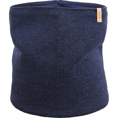 Pletený Merino nákrčník Kama S31 108 tmavě modrá