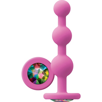 NS Novelties Glams Ripple Rainbow Gem Pink