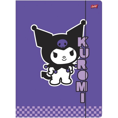 LICENSE Гумена папка Kuromi лилава A/4 TO-TZG-4271-XXX-KURO-SA (TO-TZG-4271-XXX-KURO-SA)