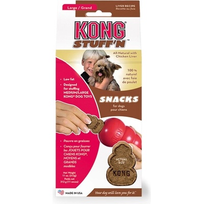 Kong Snacks Large játrový pamlsok 312 g
