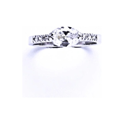 Čištín stříbrný prsten s přírodním křišťálem prsten VR 237