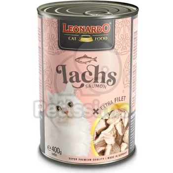 Image 1 of Leonardo сьомга + екстра филе консерва 400 г