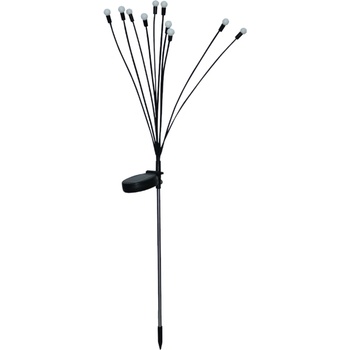 DPMSolid LV3659 - 10 x LED соларна градинска лампа със сензор за светлина, монтаж на шип, 73 см (LV3659)