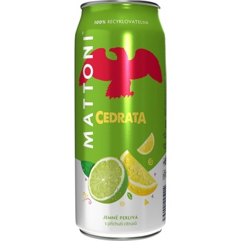 Mattoni cedrata jemně perlivá plech 24 x 500 ml