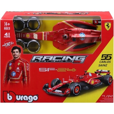 Bburago RACE Formule F1 Ferrari Scuderia SF-24 Carlos Sainz 1:43