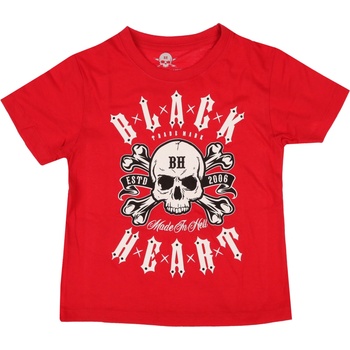 Black heart детска тениска black heart - НАСИТЕНО ЧЕРВЕНО - 17581