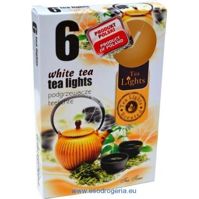 Admit Tea Lights White Tea 6 ks