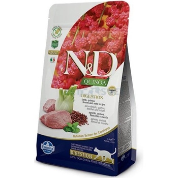 N&D Cat Grain Free QUINOA Digestion LAMB 300 g
