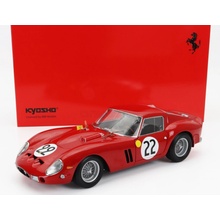 Kyosho Ferrari 250 Gto 3.0l V12 Team Equipe Nationale Belge N 22 3rd 24h Le Mans 1962 L.dernier ''beurlys'' J.blaton Red 1:18