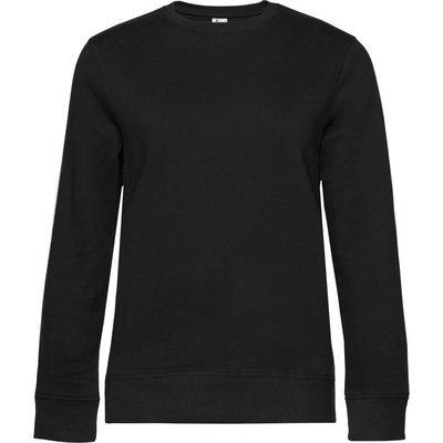 B&C Collection B&C QUEEN CREW NECK / Дамски суитшърт - черен меланж XXXL (01W01Qu3313)