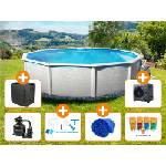 Steinbach Grande Pool Set Rounf Ø 457 x 135 cm - Пълен комплект Medium - 1 компл (011765)
