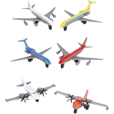 Mikro 2-Play Traffic самолет транспортен 7-10, 5cm метал свободен ход 6бр