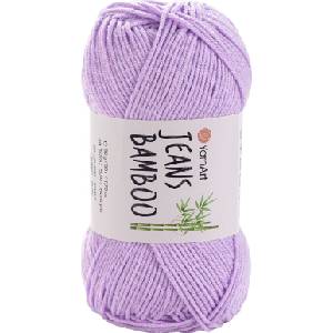 YARNART Jeans Bamboo 115 Lilac Плетива прежда (Jeans Bamboo 115)