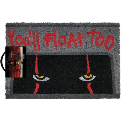 CurePink It: Pennywise 60 x 40 cm šedá [GP85371]