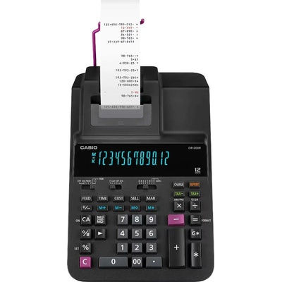 Casio DR 200 R BK Stolní kalkulačka s tiskem 28000150