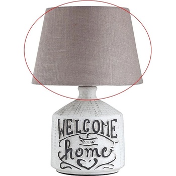 Rábalux - Резервен абажур за настолна лампа PETRA E14 кафяв/бял (NSRL4386)