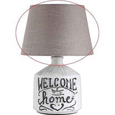 Rábalux - Резервен абажур за настолна лампа PETRA E14 кафяв/бял (NSRL4386)