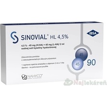 Sinovial HL 4,5% intraartikulárny roztok hyseliny hylaurónovej 2ml