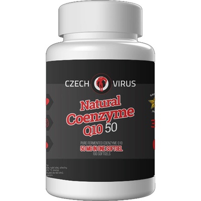 Czech Virus Natural Coenzyme Q10 50 100 kapslí