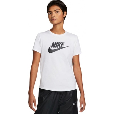 Nike Sportswear Essentials T Shirt Biely Čierny