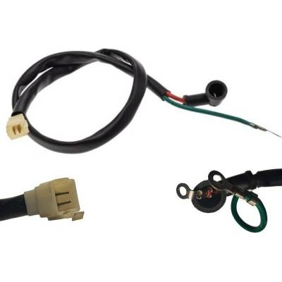 kabel ke startéru - očko M5+M6 / konektor 2 piny) 4T