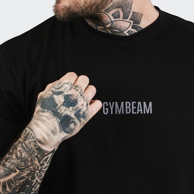 GymBeam pánske tričko Fit black