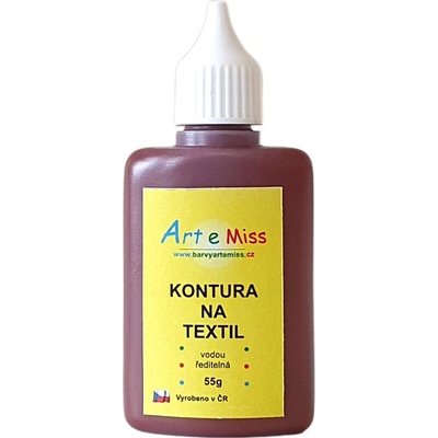 Artemiss Napeňovacia 3D farba na textil 24 hnedá