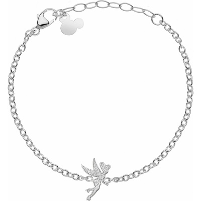 Disney Oceľový náramok s ozdobou Víly Zvonilky Tinker Bell B600656L-55.CS