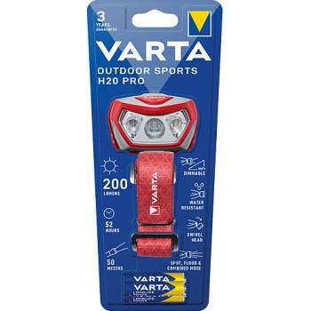 Image 1 of VARTA ЧЕЛНИК Varta Led 17650 OUTDOOR SPORTS H20 Pro 3AAA (6060022)