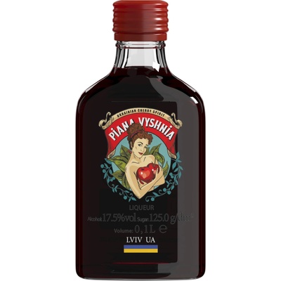 PianaVyshnia Višňový likér 17,5% 0,1 l (čistá fľaša)