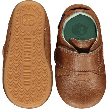 Poco Nido kožené barefoot Mighty Shoes od Podo Nido hnědá