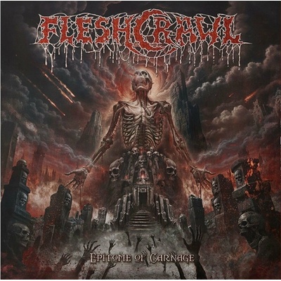 Fleshcrawl: Epitome Of Carnage (red Marbled Vinyl) LP